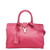 サンローラン カバス Yライン ハンドバッグ ショルダーバッグ 2WAY ピンク レザー レディース SAINT LAURENT 【中古】